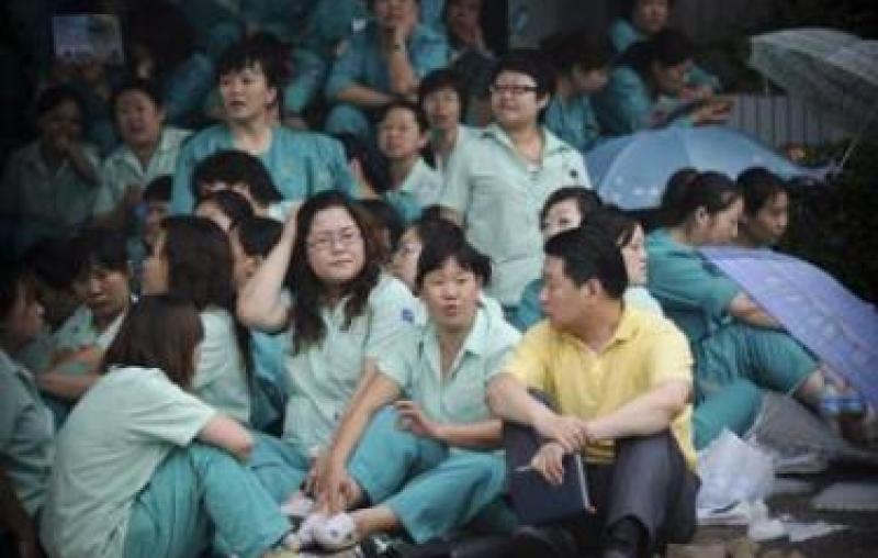 Strike hits Japanese electronics plant in Tianjin