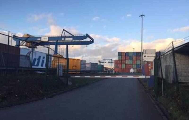 Duisburg Intermodal Terminal (DIT) container terminal at the end of the Chongqing-Duisburg route. Photo: Globalization Monitor.