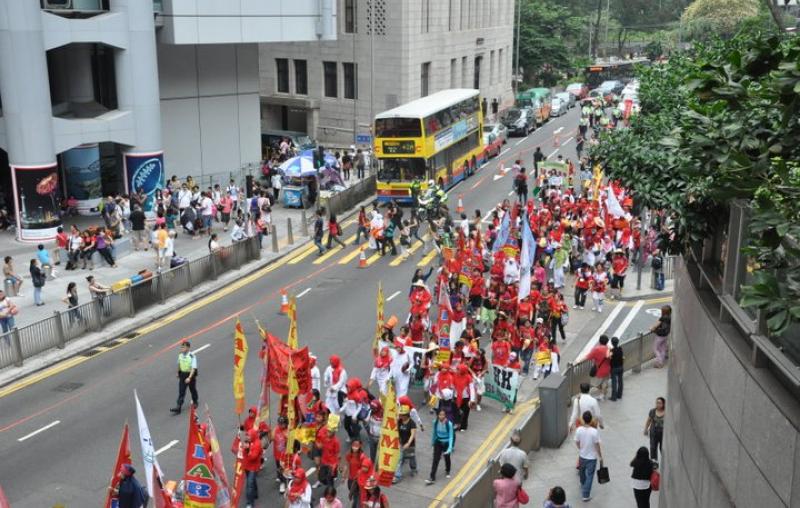 4,000 join May Day Rally in Hong Kong